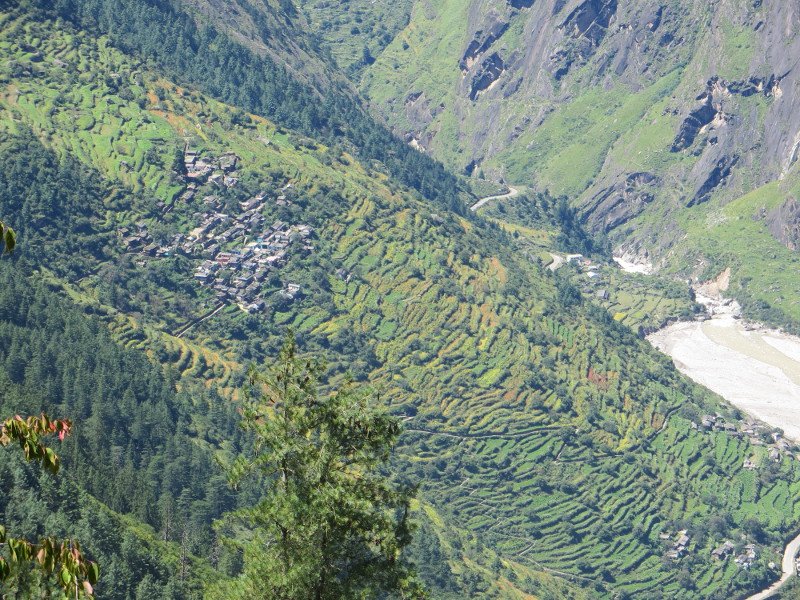 [Photograph: Lata village]