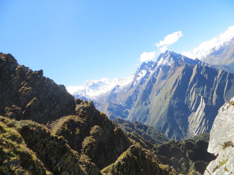 [Photograph: Rishi Ganga gorge]