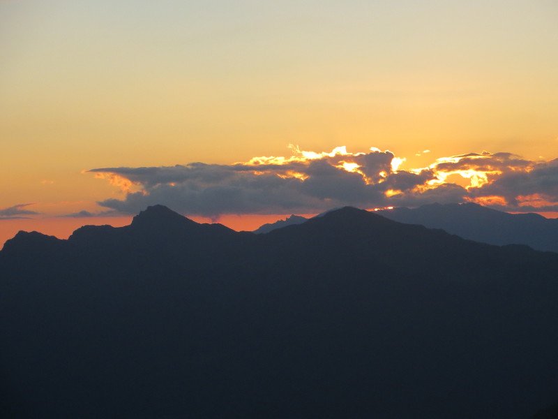 [Photograph: Sunset in Lata Kharak]