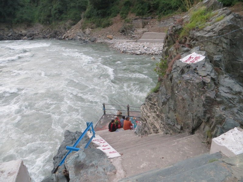 [Photograph: Shiva temple, Rudraprayag]