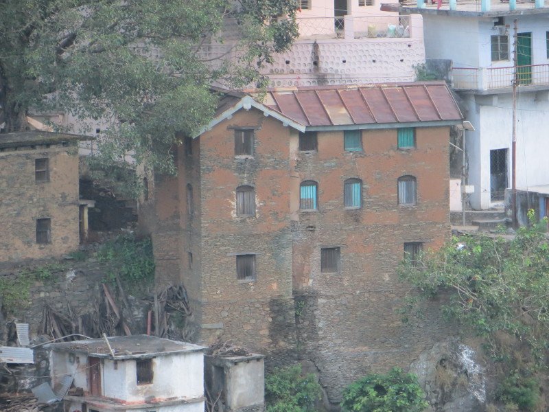[Photograph: Brownstone in Rudraprayag]