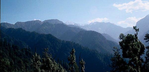 [Photograph: View from Majhi]