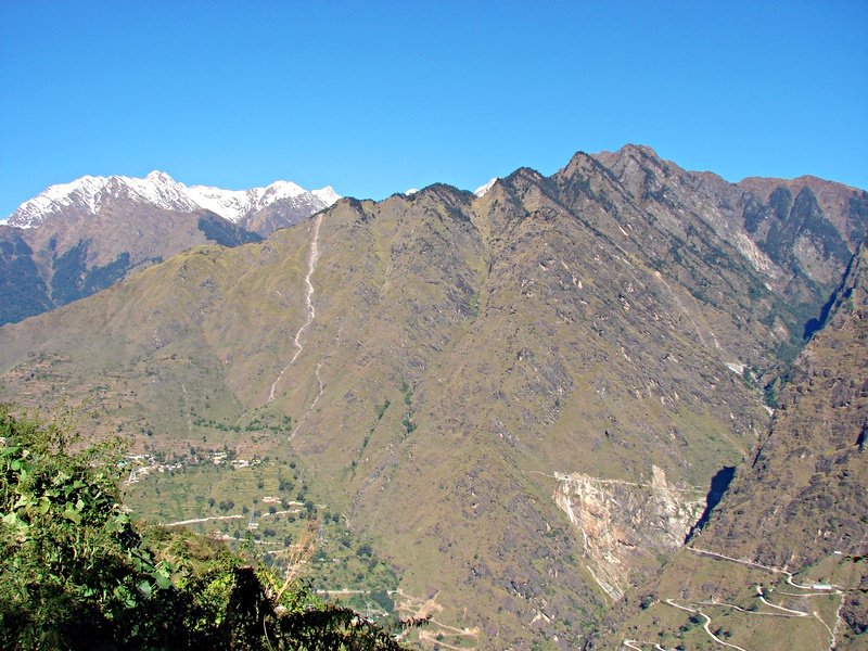 [Photograph: View from Joshimath]
