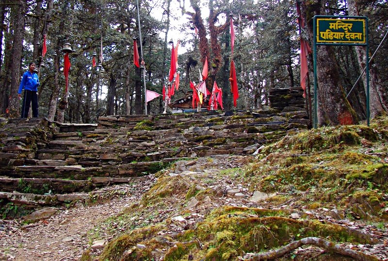 [Photograph: Padiyar Devta temple]