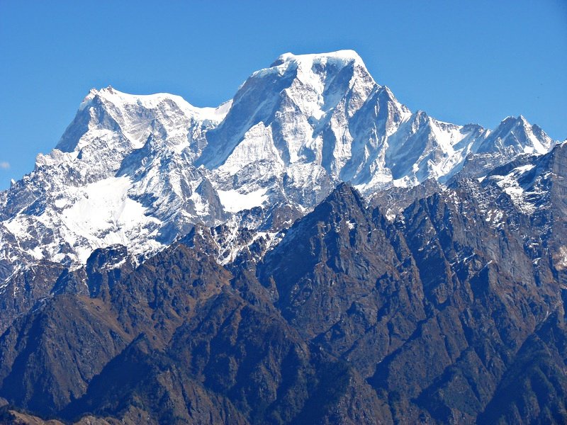 [Photograph: Hathi Parbat from Gorson]