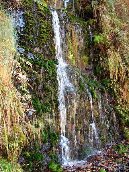 [Photograph: Waterfall at Domabiti]