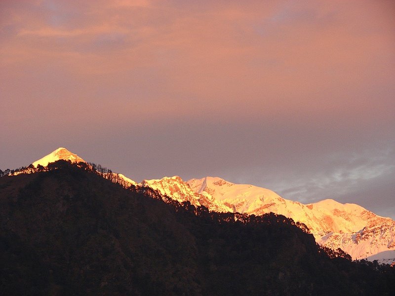 [Photograph: Nanda Ghunti at sunset]