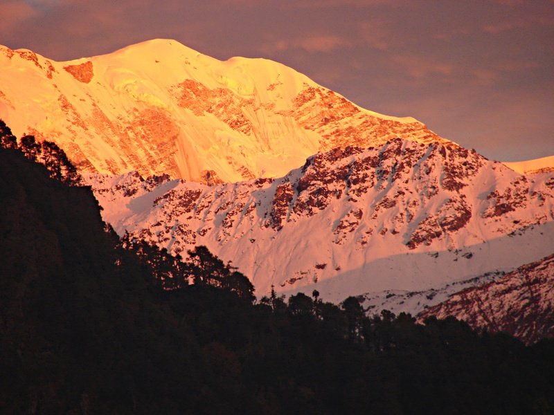 [Photograph: Sunset at Panha]