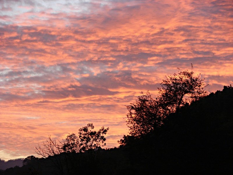 [Photograph: Sunset sky]