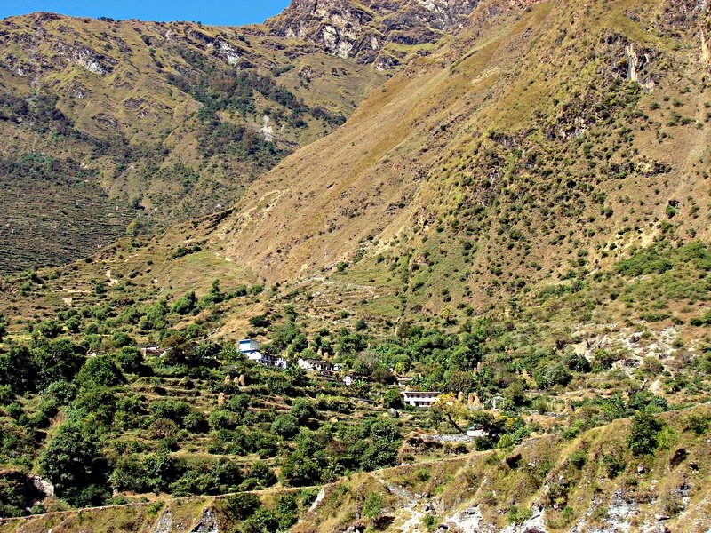 [Photograph: Gohna village]