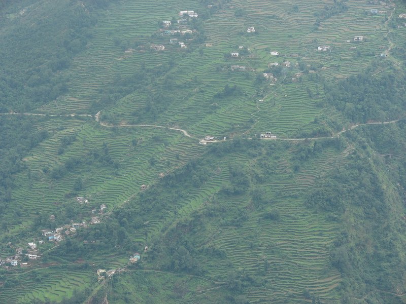 [Photograph: From Devriya trail]