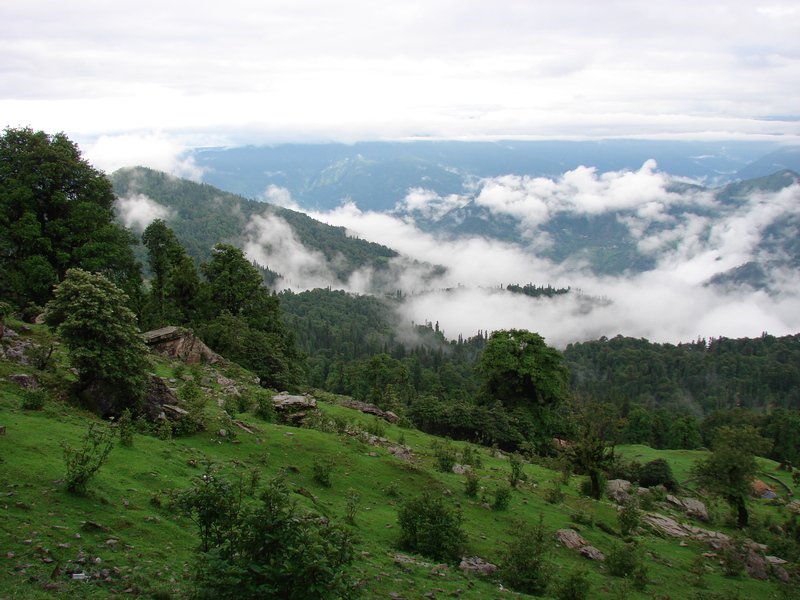 [Photograph: View from Chopta]